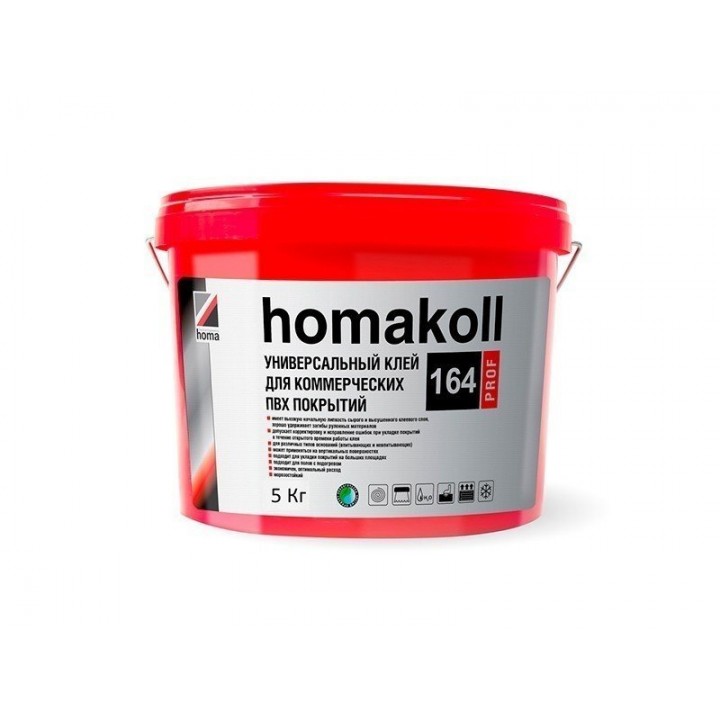 Клей Homakoll 164 Prof - 5 кг (для виниловых полов)