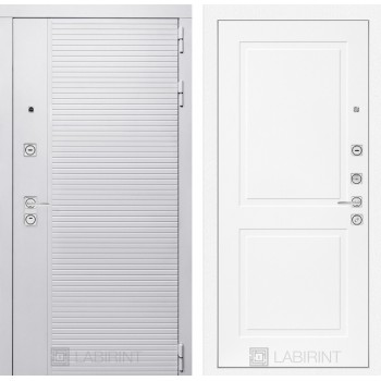 Входная дверь Лабиринт PIANO WHITE 11 - Белый софт