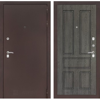 Входная дверь CLASSIC антик медный 10 - Дуб филадельфия графит