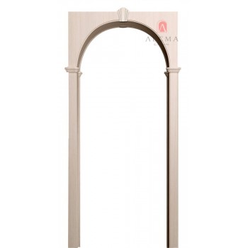 Межкомнатная арка Милано ПВХ (2150x200-390x700-1300 со сводорасширителем)