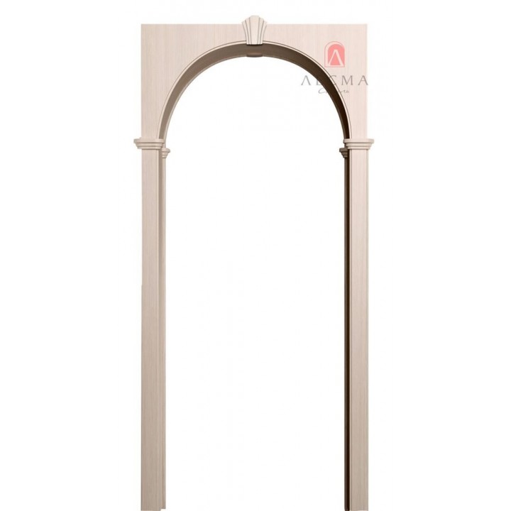Межкомнатная арка Милано ПВХ (2150x400-590x700-1300 со сводорасширителем)
