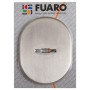 Декоративная накладка Fuaro (Фуаро) ESC 476 СP ХРОМ на сувальдный замок с шторкой