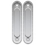 Ручка Armadillo (Армадилло) для раздвижных дверей SH010/CL SILVER-925 Серебро 925