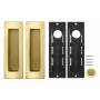 Ручка Armadillo (Армадилло) для раздвижных дверей SH010 URB GOLD-24 Золото 24К