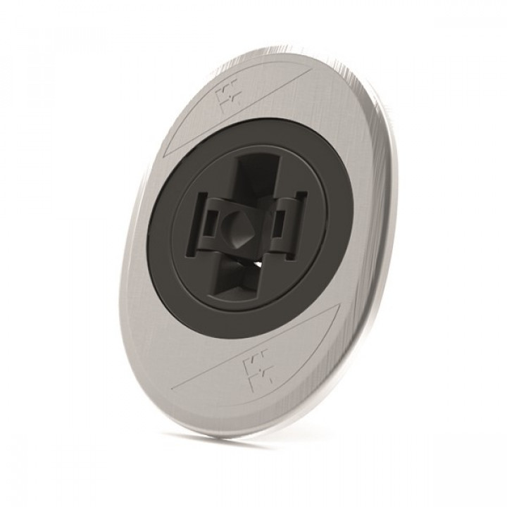 Накладка на Mottura (Моттура) замок 3D KEY, внутренняя 95.503B0 /глубина 10 (Мат. хром), 1 шт